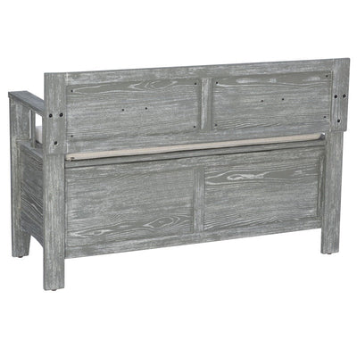 Dahlia Wood Flip Top Storage Entryway Bench