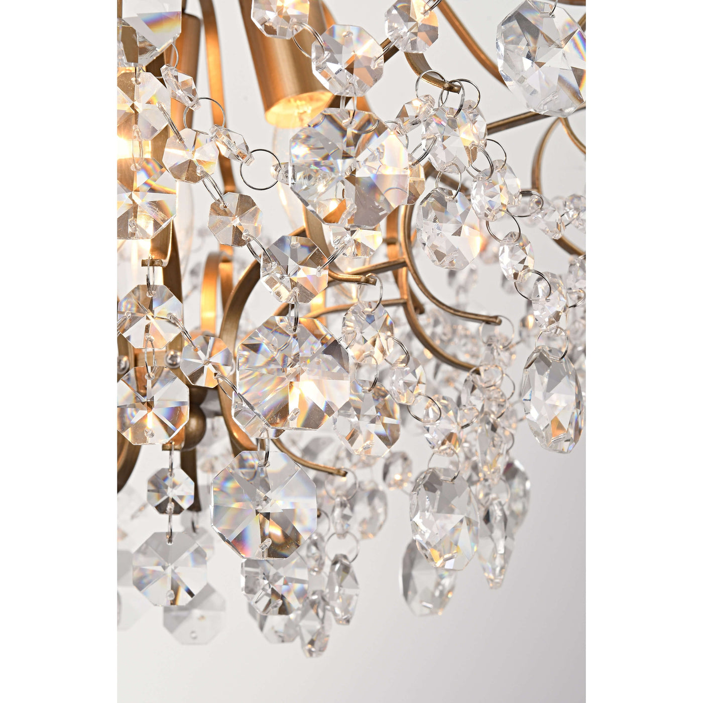 Dalia Elegant Indoor 3-light Crystal Flush Mount
