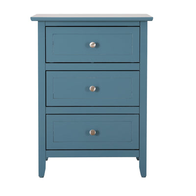 Daniel 3-drawer Transitional Wooden Nightstand