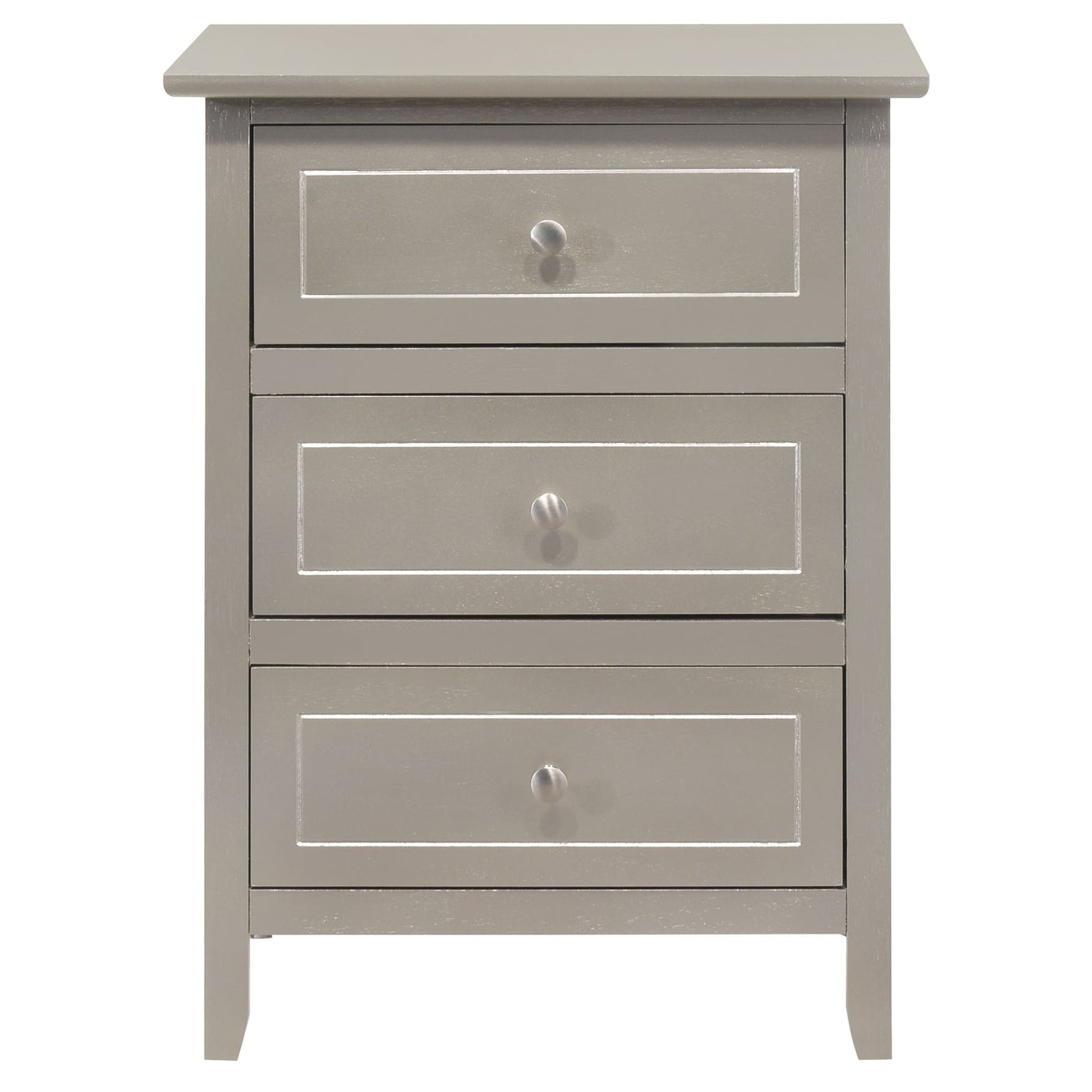 Daniel 3-drawer Transitional Wooden Nightstand