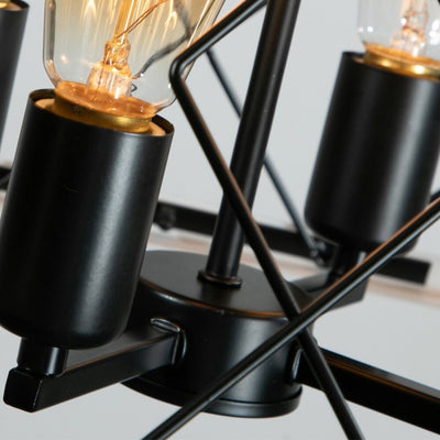 Dimmable 4-Light Farmhouse Chandeliers Light for Dining Room No Bulb