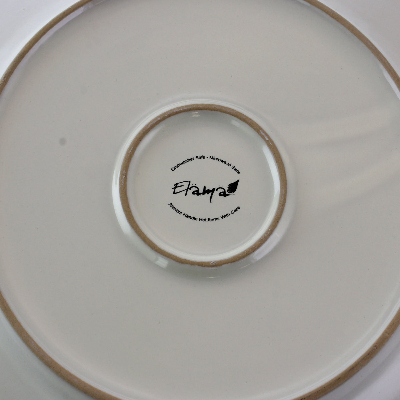 Elama Marketplace Favorites16pc Dinnerware Set in Embossed White