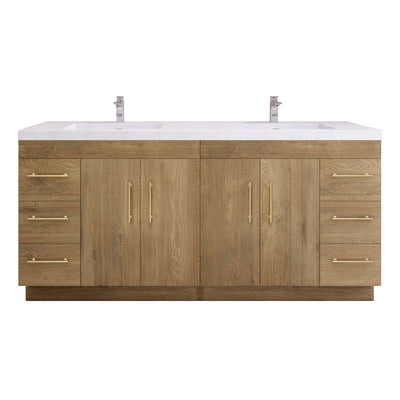 Eliza 72'' Freestanding Vanity with Double Sink