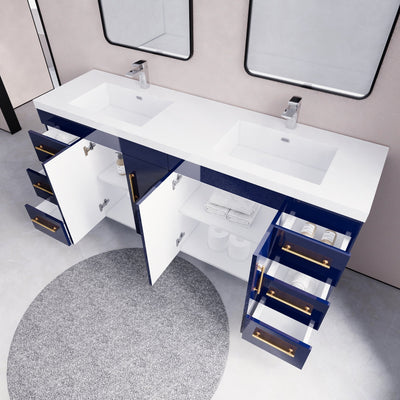 Eliza 72'' Freestanding Vanity with Double Sink
