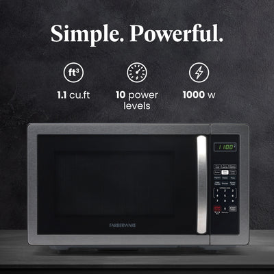 Farberware Classic 1.1 Cu. Ft. 1000-Watt Microwave Oven