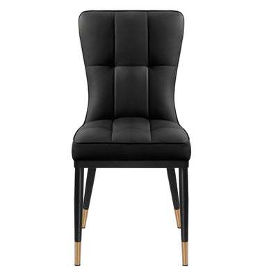 Faux Leather Upholstered Dining Chairs Set of 2/4