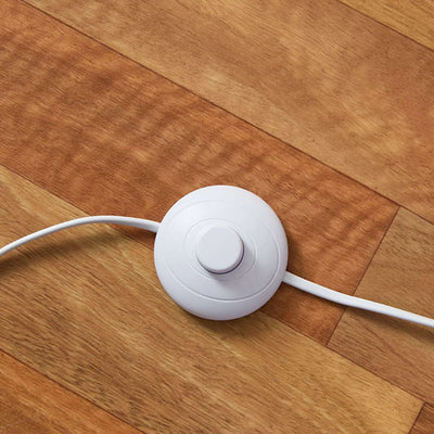 Eve White Marble Base Floor Lamp