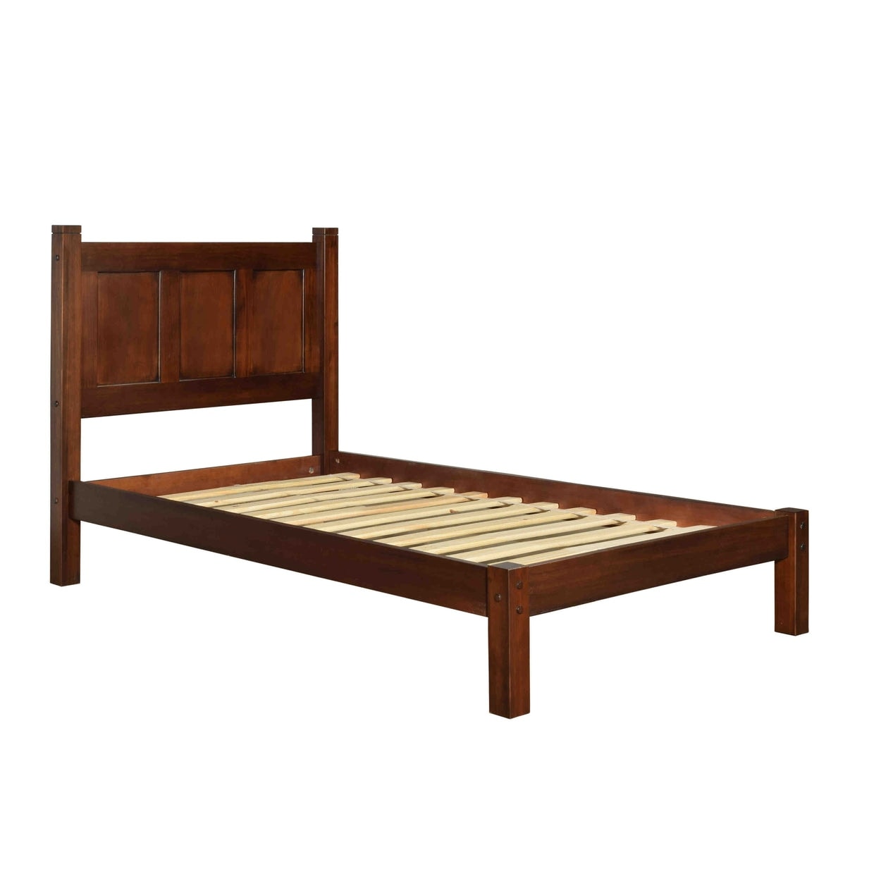 Grain Wood Furniture Shaker Solid Wood Panel Platform Bed