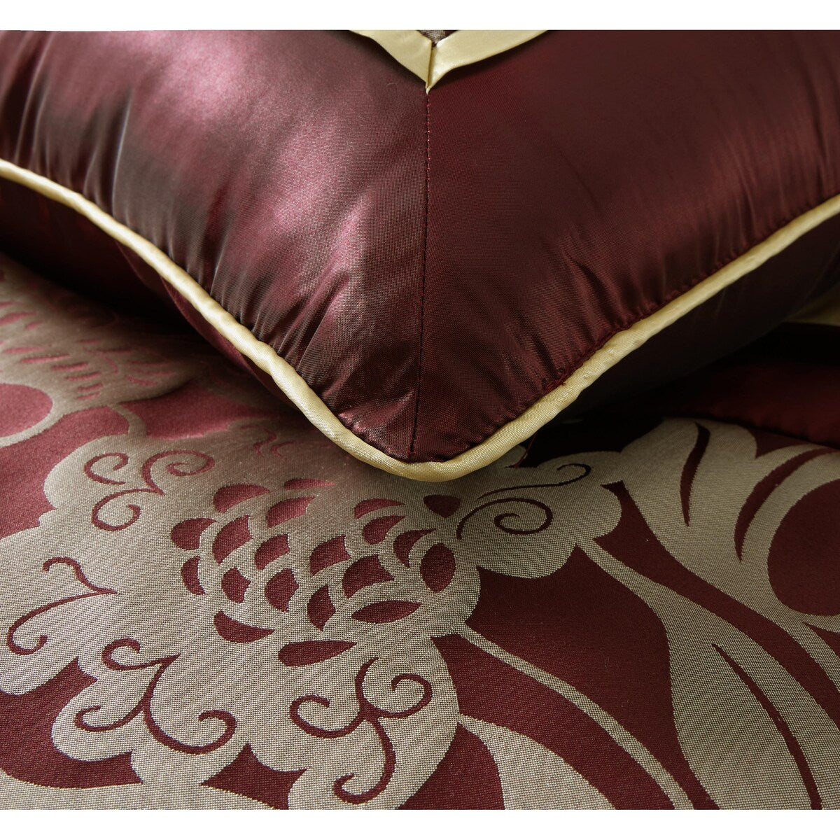 Nanshing Brie 9 Piece Floral Jacquard Comforter Set