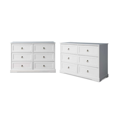Hamptons Six Drawer - Wide Bundle