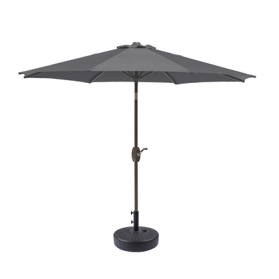Holme 9-foot Patio Umbrella and Base Stand