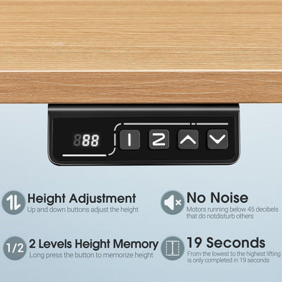 Homall Electric Height Adjustable Standing Office Desk