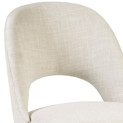 INK IVY Nola Upholstered Dining Side Chairs with Cutout Back design (Set of 2)