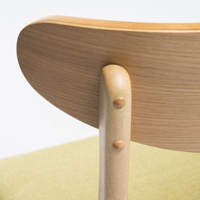 Abrielle Mid-Century Modern Upholstered Rubberwood Dining Chair (Set of 2) by Christopher Knight Home