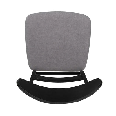 Abrielle Mid-Century Modern Upholstered Rubberwood Dining Chair (Set of 2) by Christopher Knight Home