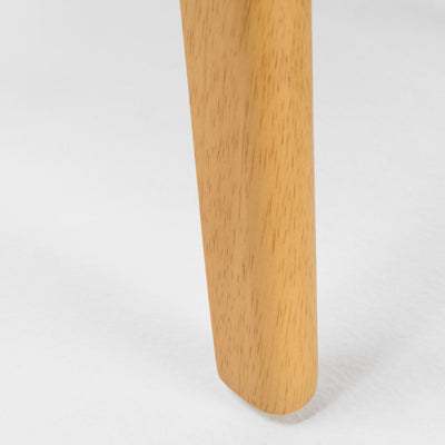 Abrielle Mid-Century Modern Upholstered Rubberwood Dining Chair (Set of 2) by Christopher Knight Home