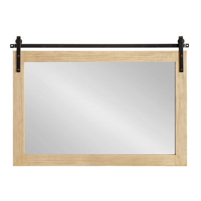 Kate and Laurel Cates Rustic Rectangular Wall Mirror