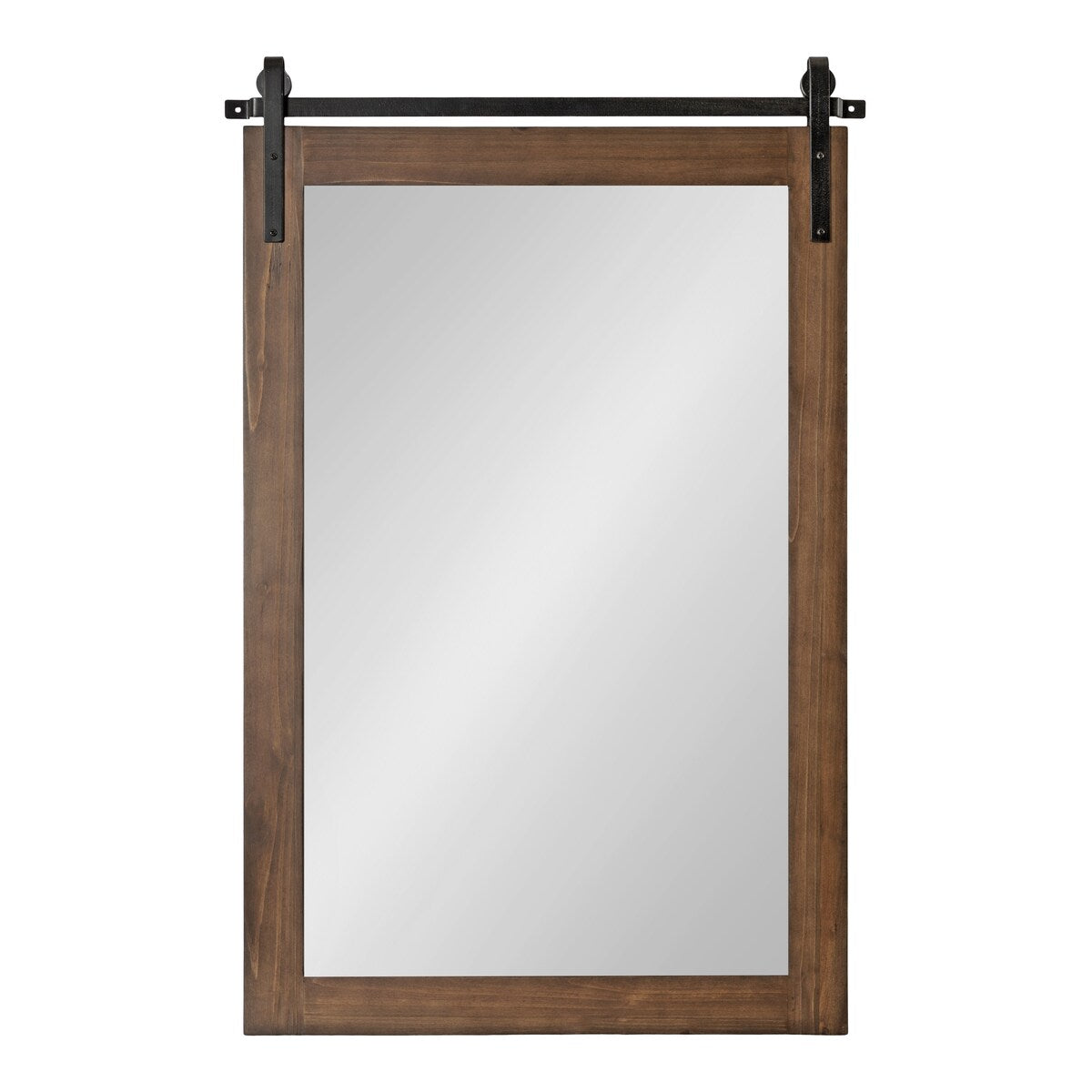 Kate and Laurel Cates Rustic Rectangular Wall Mirror