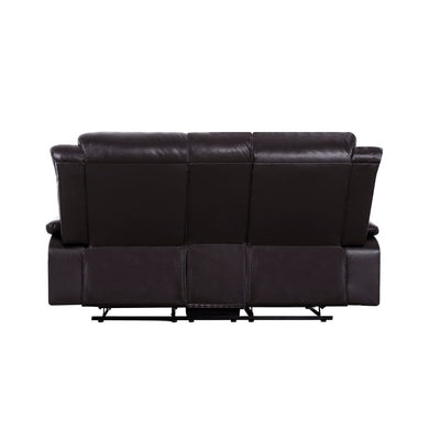 Leather Manual Recliner Sofa Collection for Living Room Leather Reclining Furniture for Home Office Living Room
