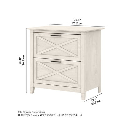 Key West 2 Drawer Lateral File Cabinet by Bush Furniture