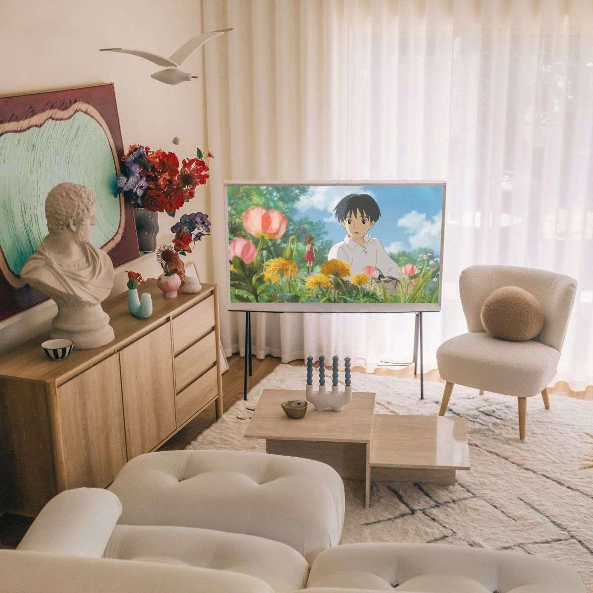 Boucle Occasional Chair