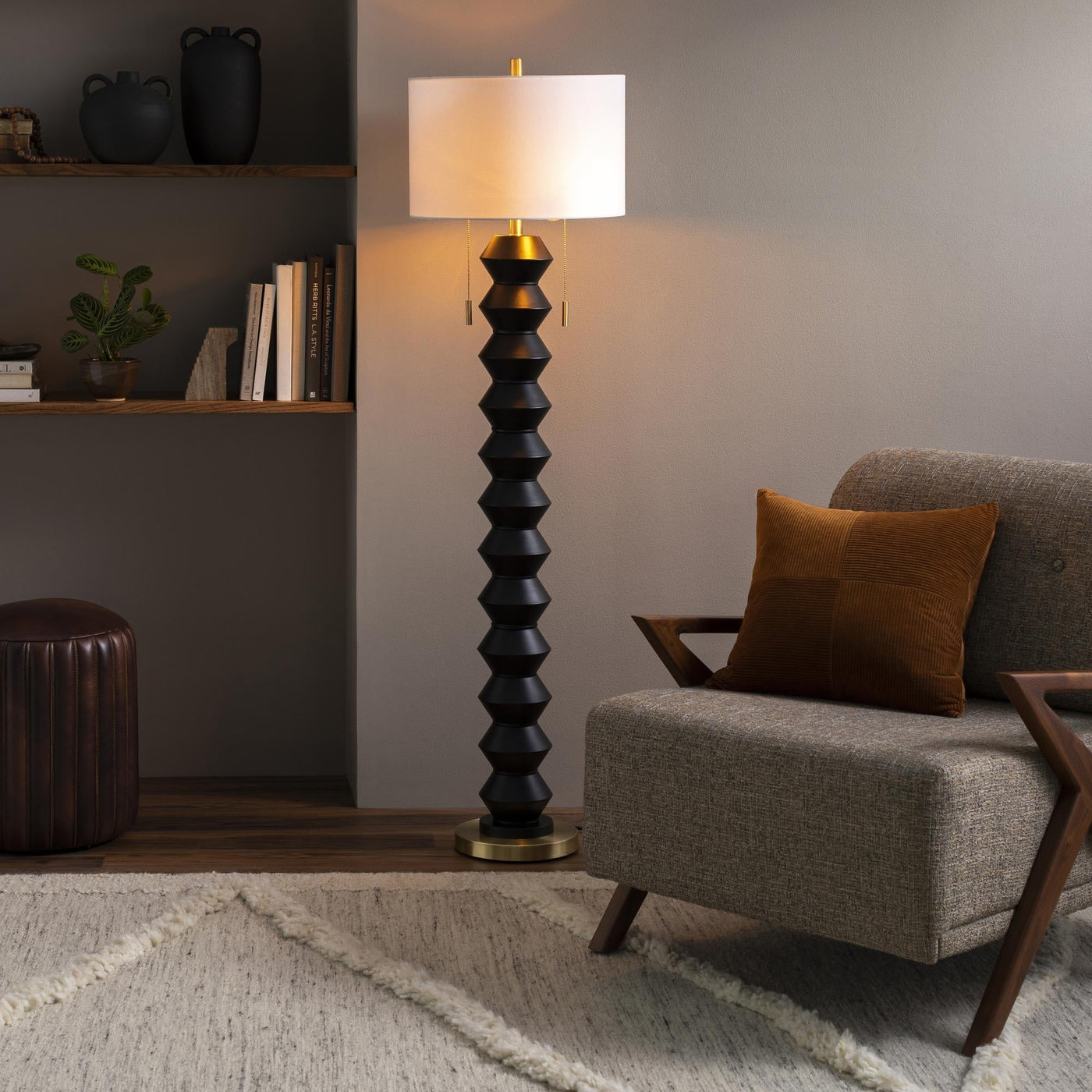 Livabliss Rogow Modern Accent Floor Lamp