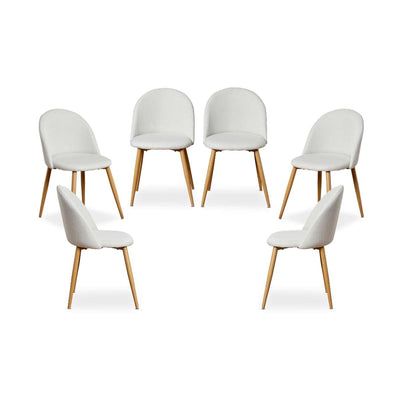 Londyn Dining Chairs - Natural Set of Six Bundle