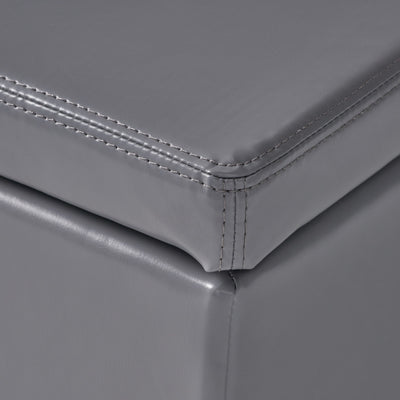 Lucinda Faux Leather Storage Bench by Christopher Knight Home - 51.25 L x 17.50 W x 16.25 H