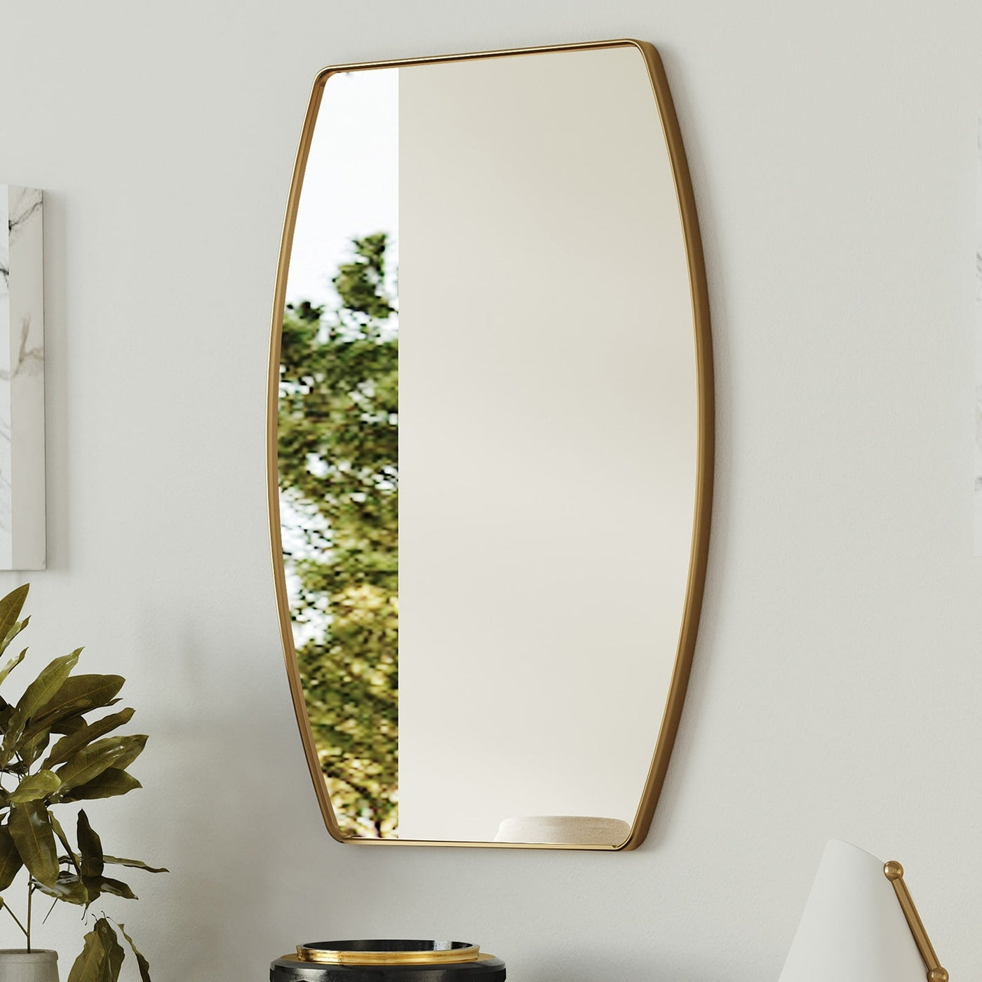 MacLuu Oblong Metal Wall Mirror