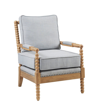 Madison Park Donohue Turned Wood Frame Armchair