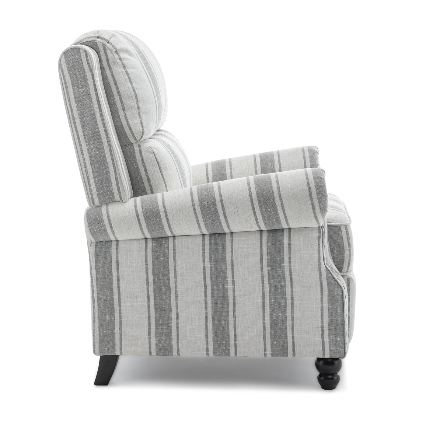 Manual Pushback Recliner Chairs with Nailhead Trim
