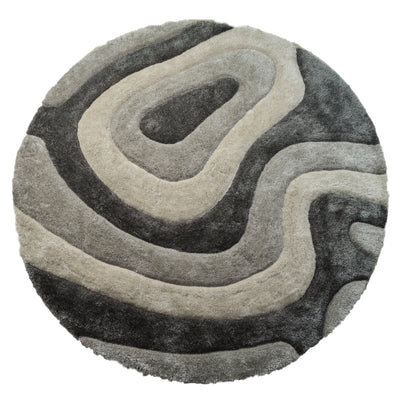 Mateos Shag Abstract Designed Area Rug