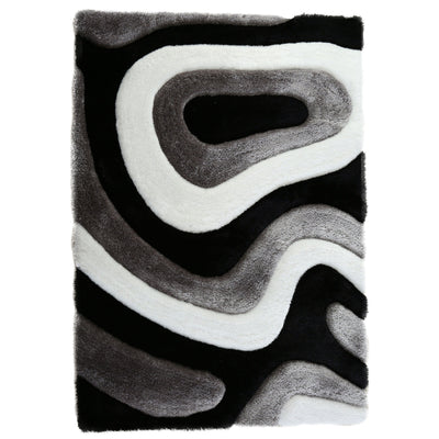 Mateos Shag Abstract Designed Area Rug