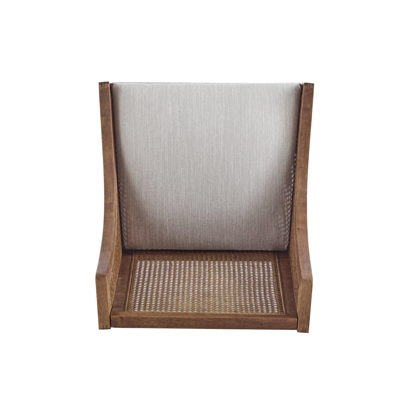 Maurers Cane and Wood Upholstered Dining Chairs (Set of 2) by Christopher Knight Home