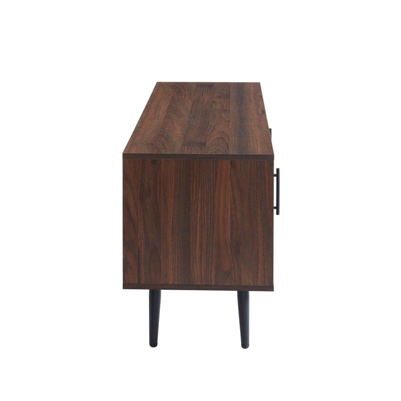 Mid-Century Modern TV Stand For TVs Up To 70 Entertainment Center Media Console - 20.5'' H X 59'' W X 15.5'' D