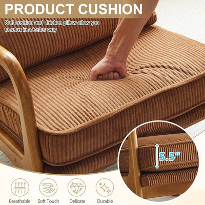 Mid Century Modern Upholstered Accent Chair