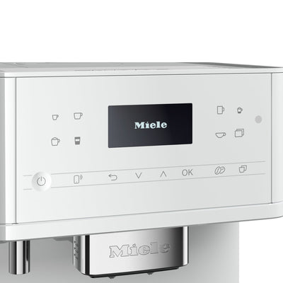 Miele CM 6160 MilkPerfection Countertop Coffee System- Lotus White