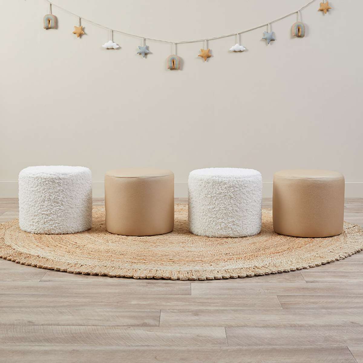 Mini Moo Stool - Set of Two - Beige