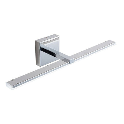 Minimalist Chrome Dimmable LED Linear Vanity Light