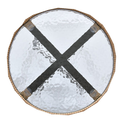 Moasis 3 Pieces Outdoor Wicker Furniture Patio Bistro Set with 2 Chairs and Coffee Table