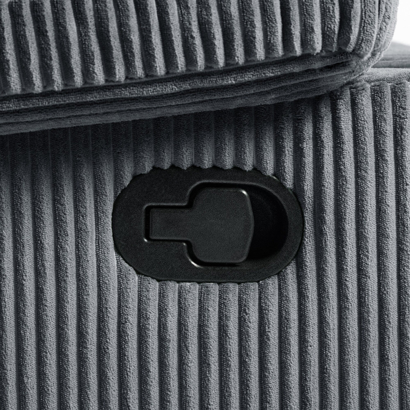 Modern Corduroy Manual Recliner Chair, Lounger Adjustable Recliners with Wide Armrest