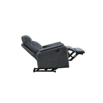 Modern Power Recliner Chair with USB, Full Head & Lumbar Support