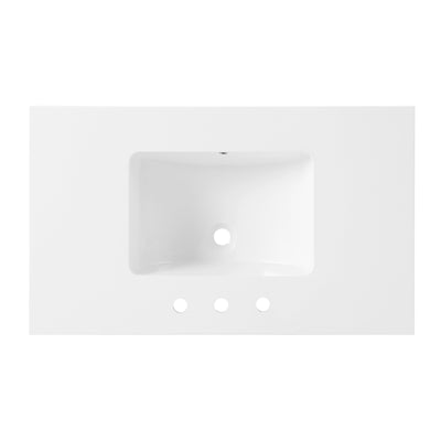 Monterey 37 Farmhouse Single Bathroom Vanity with Top