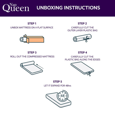 NapQueen Maxima 8'' Hybrid Mattress