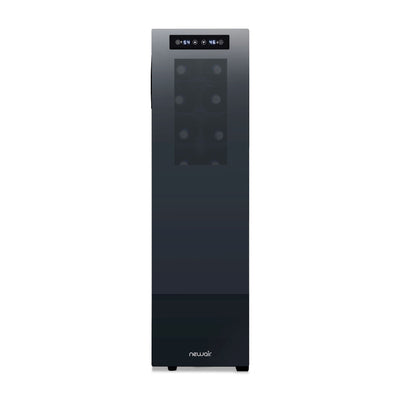 Newair Shadow-T Series Wine Cooler Refrigerator, 18 Bottle Dual Temperature Zone, Freestanding, Thermoelectric, Digital Control