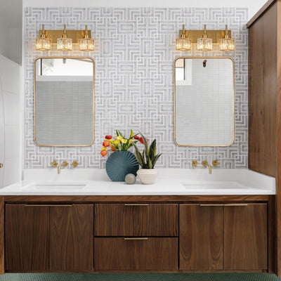 Ora Modern Dimmable Crystal Bathroom Light Fixtures Over Mirror Glam Vanity Lights