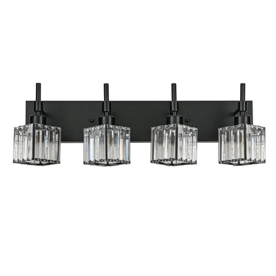 Ora Modern Dimmable Crystal Bathroom Light Fixtures Over Mirror Glam Vanity Lights