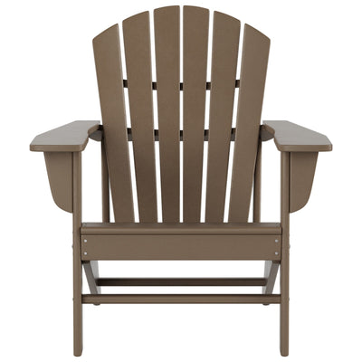 Polytrends Altura Outdoor Eco-Friendly All Weather Poly Patio Adirondack Chair (Set of 2)