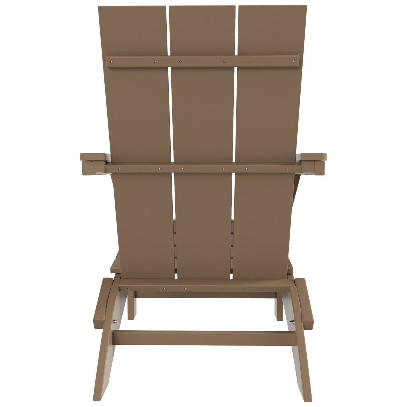 Polytrends Shoreside Modern Eco-Friendly All Weather Commercial-Residential Folding Adirondack Chair