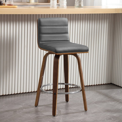 26/29 Faux Leather Swivel Bar/Counter Stools, Set of 2/3